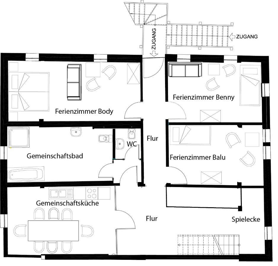 Pferdehof Am Burgsberg, Ferienzimmer, Monteurzimmer Seifhennersdorf Extérieur photo